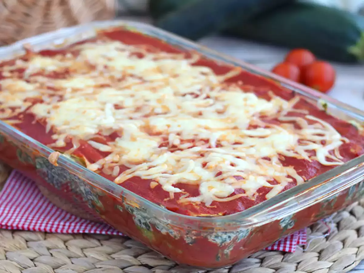 Cukkini és spenótos lasagne - fotó 3