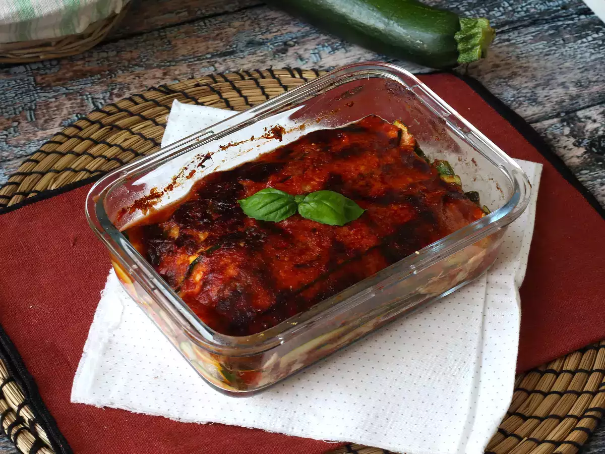 Cukkini parmigiana légfritőzben: gyors, könnyű és ropogós - fotó 6