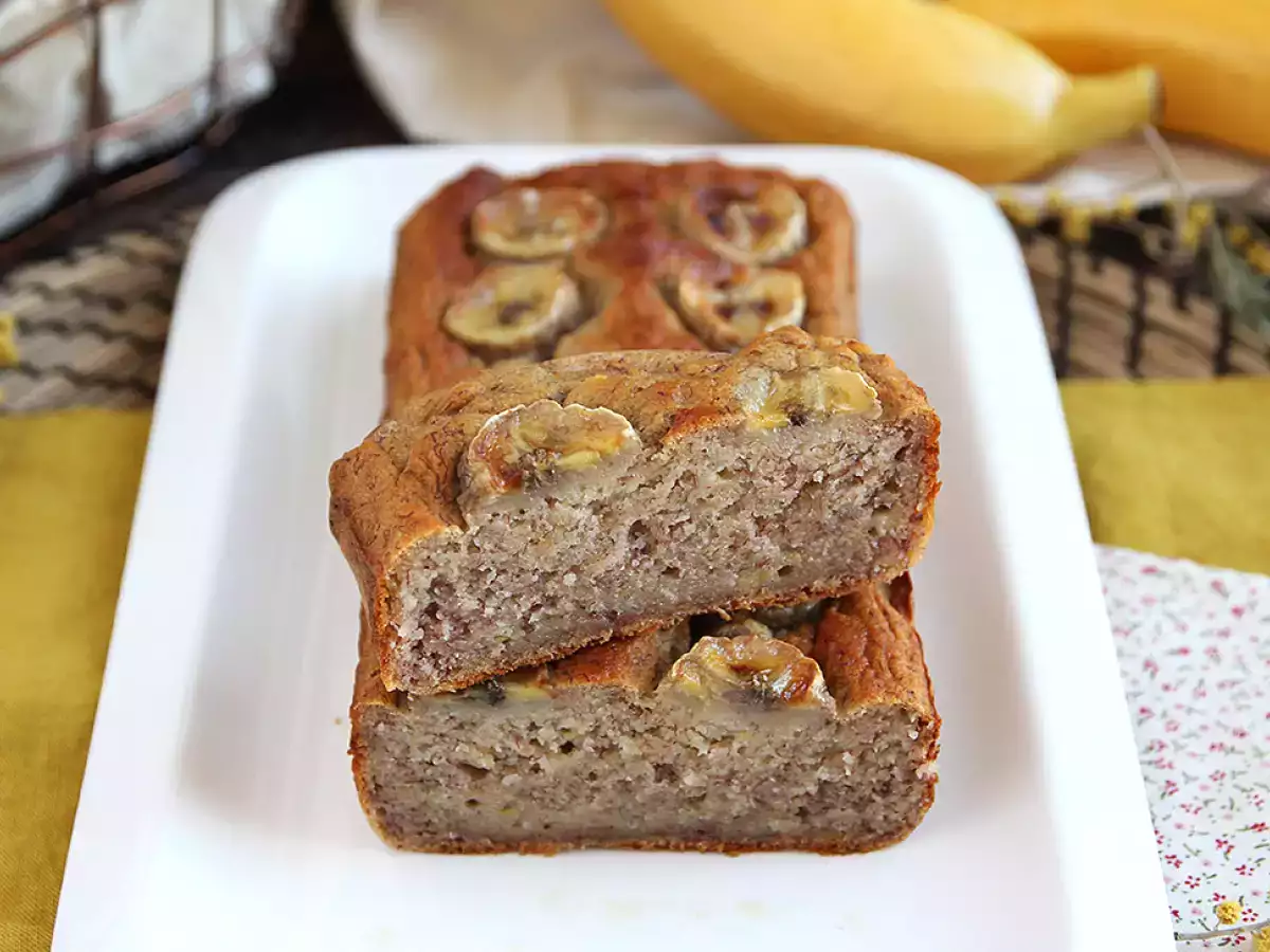 Cukormentes banántorta - Banánkenyér - fotó 2