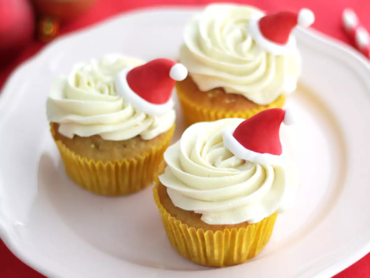 Cupcakes díszített karácsonyi - fotó 2