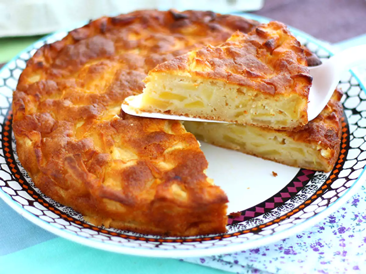 Egyszerű almás torta - fotó 2