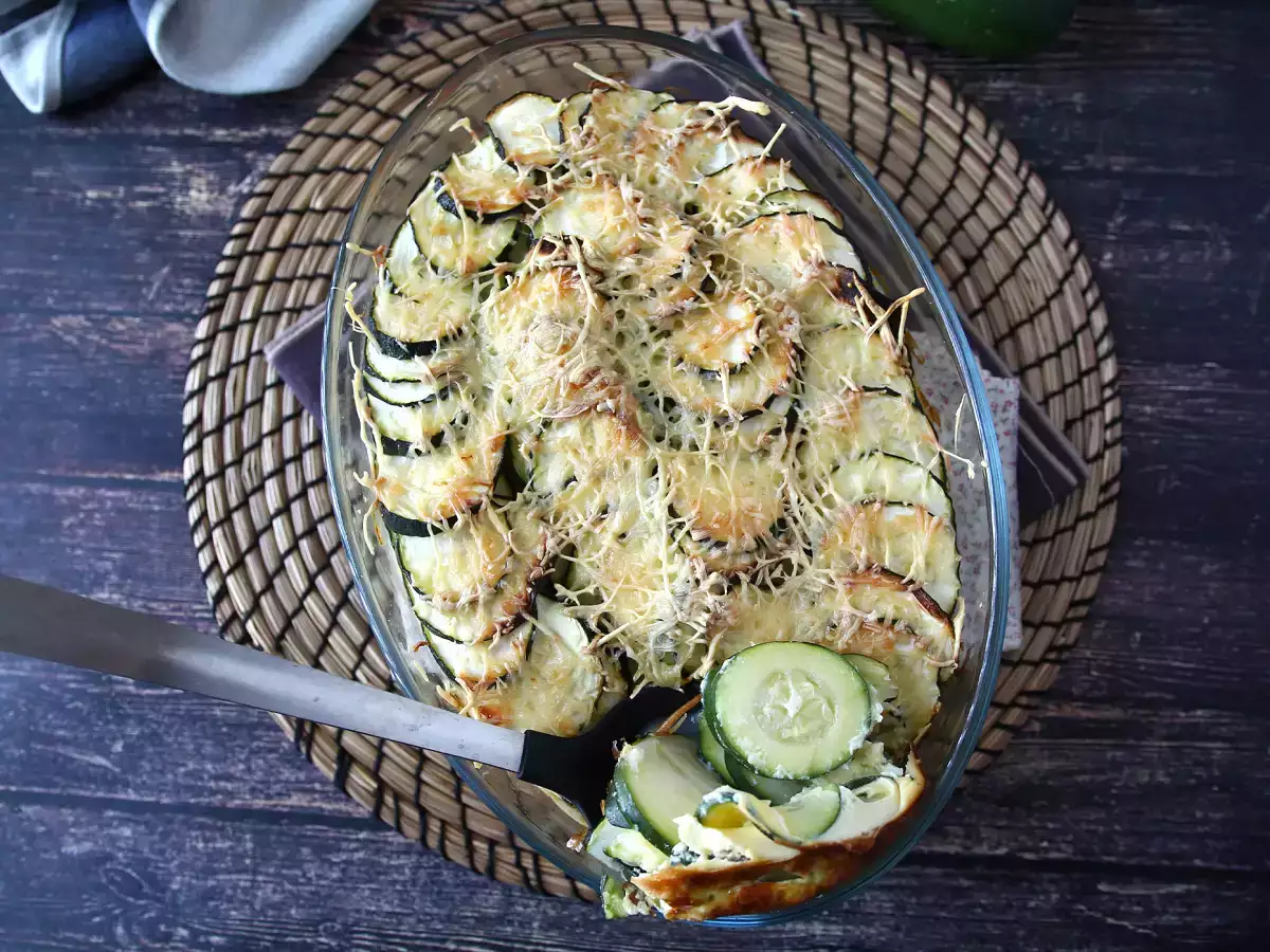 Egyszerű cukkini gratin - fotó 2
