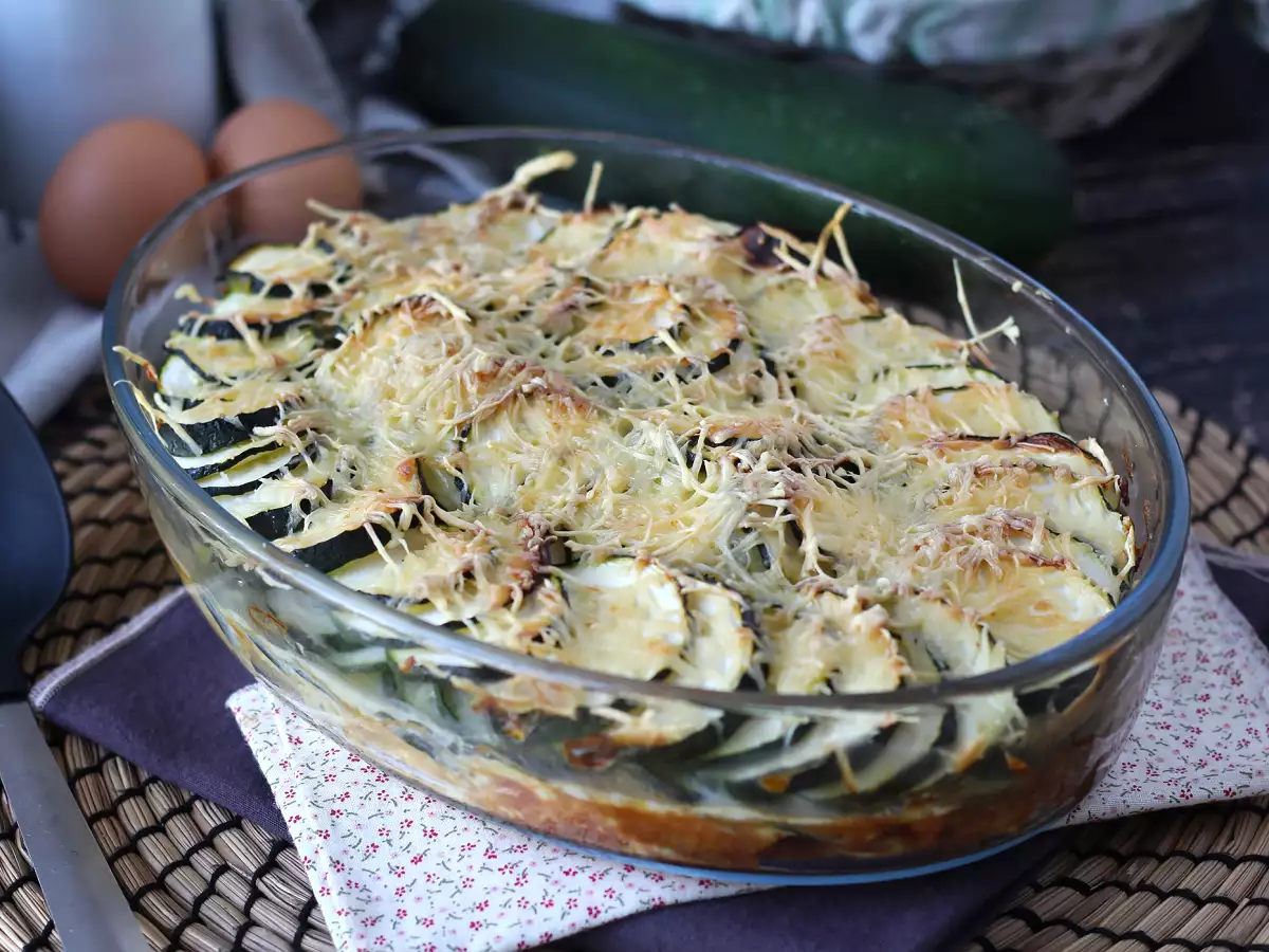 Egyszerű cukkini gratin - fotó 5