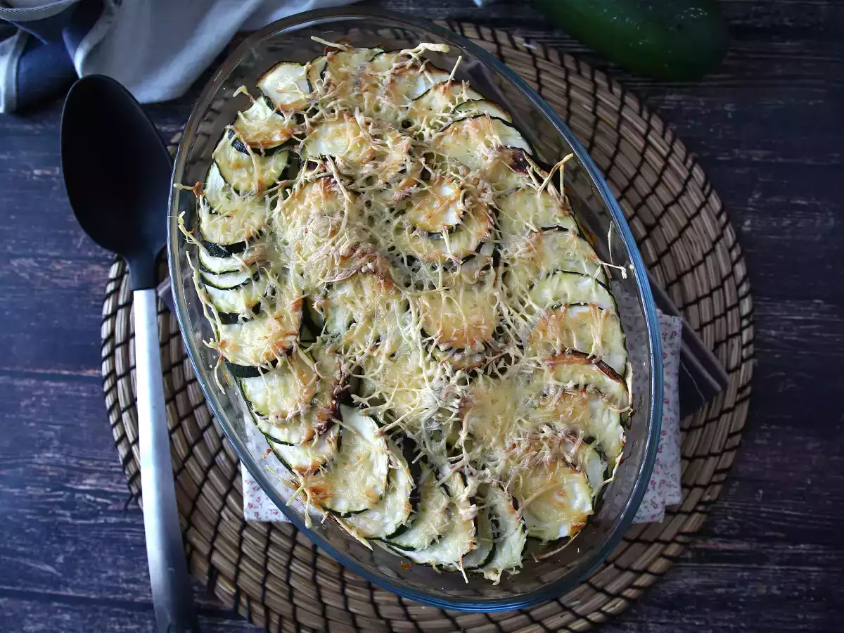 Egyszerű cukkini gratin - fotó 6