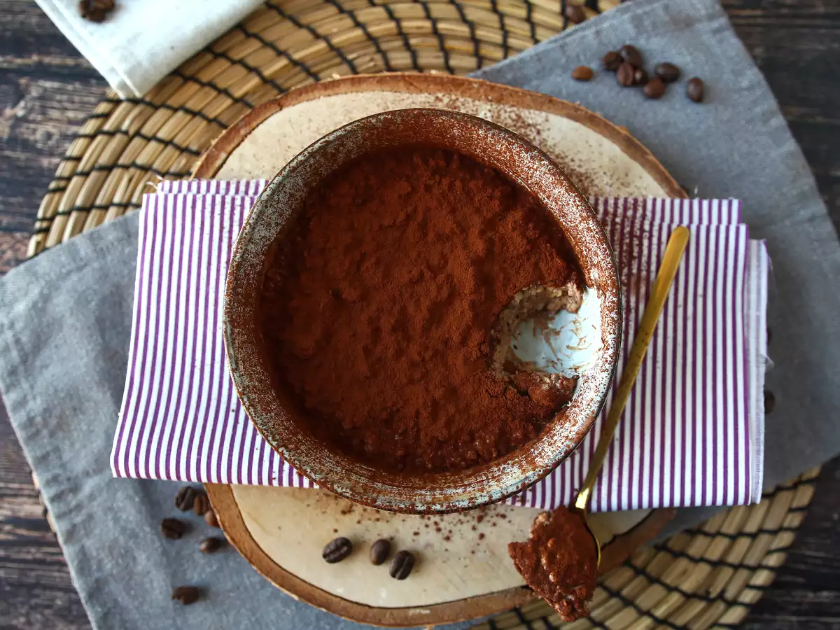 Éjszakai zab tiramisu ízesítéssel, a tökéletes kávé és kakaó reggeli! - fotó 6