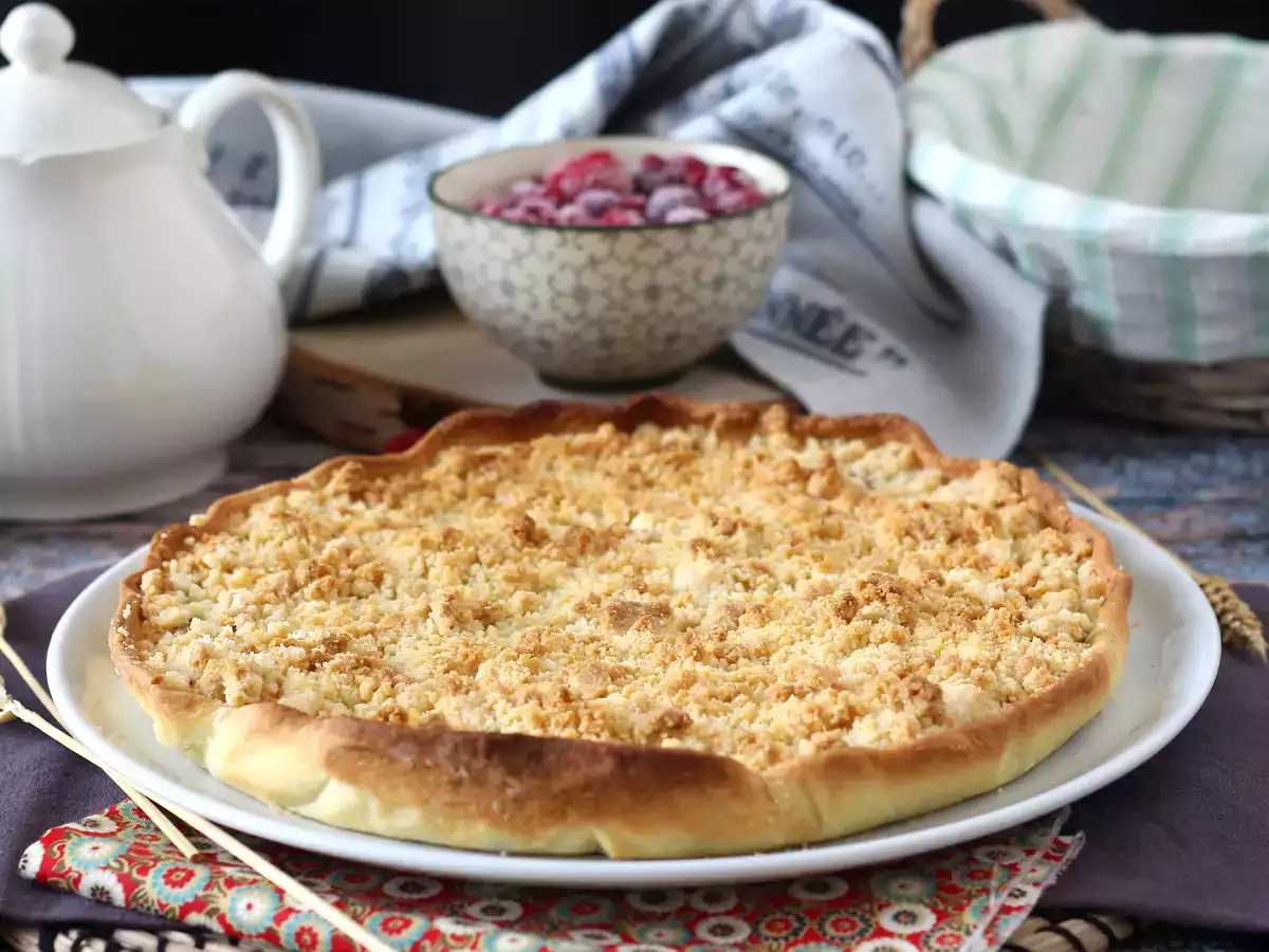 Express piros gyümölcsös torta - fotó 3