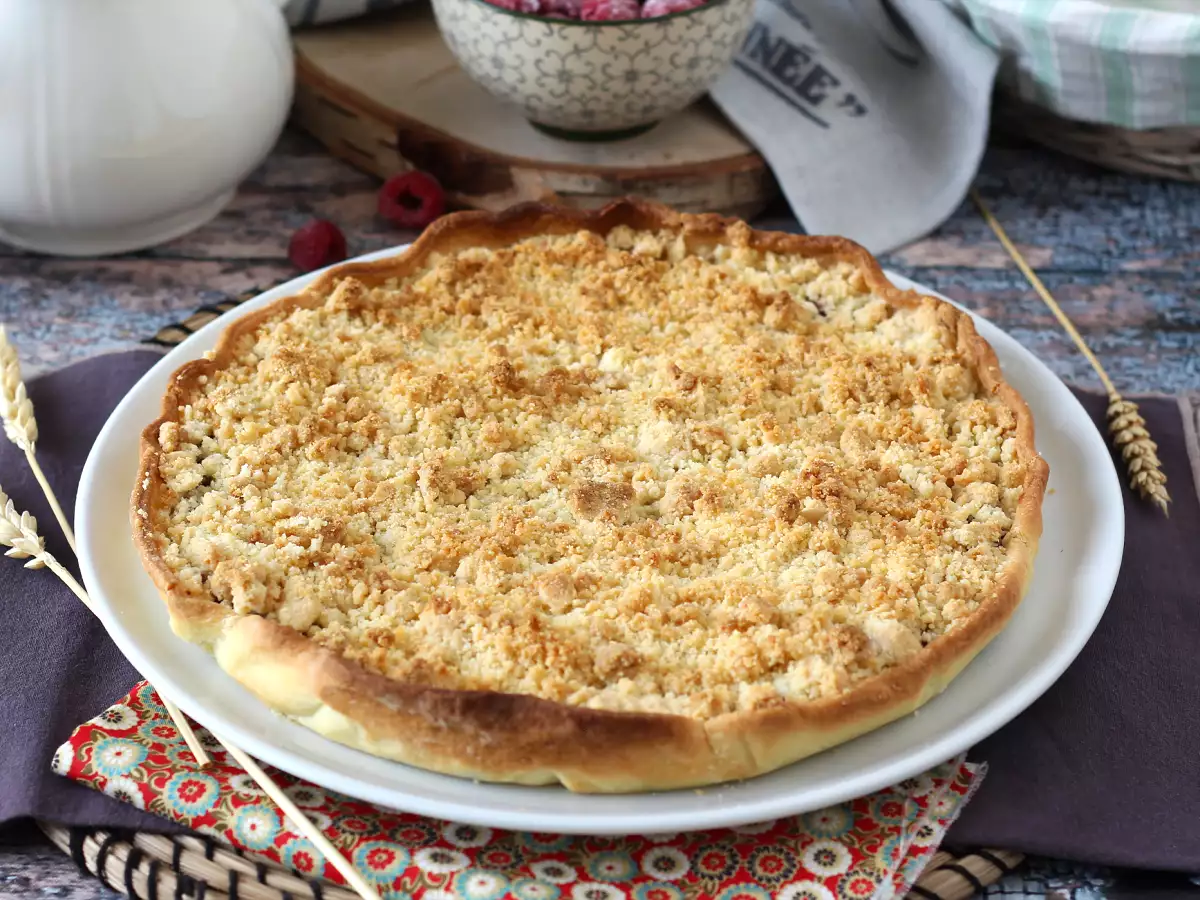 Express piros gyümölcsös torta - fotó 6