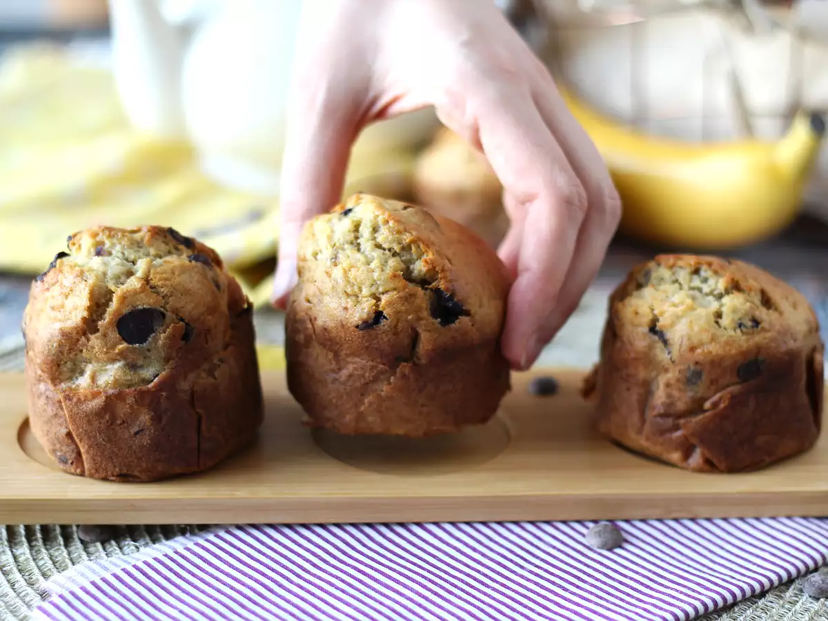 Extra ínyenc banános és csokis muffinok - fotó 7