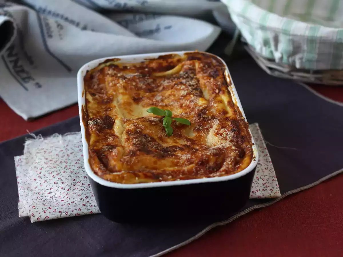 Extra olvadó ricotta és spenótos lasagne - fotó 2