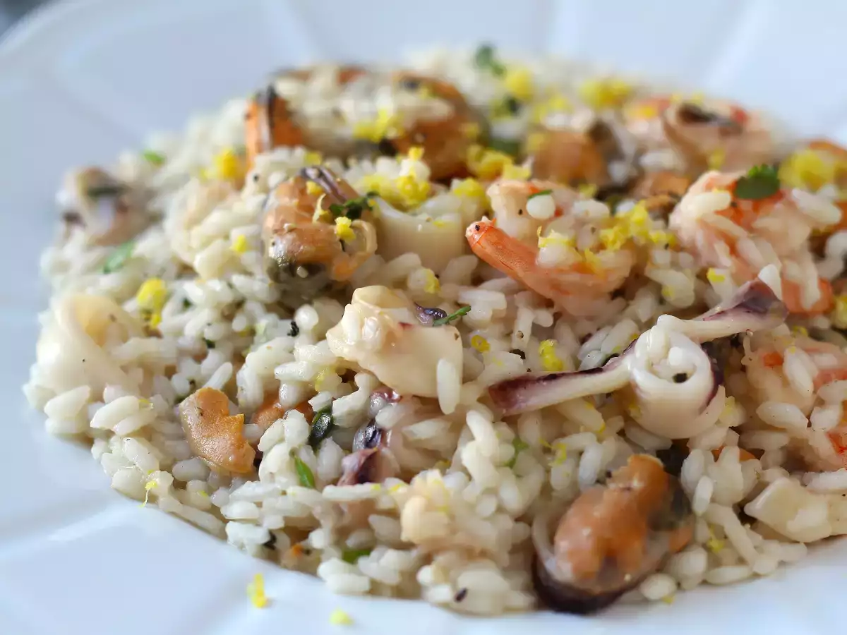 Fagyasztott tenger gyümölcsei rizottó: az ideális megoldás egy gyors és ízletes - fotó 4