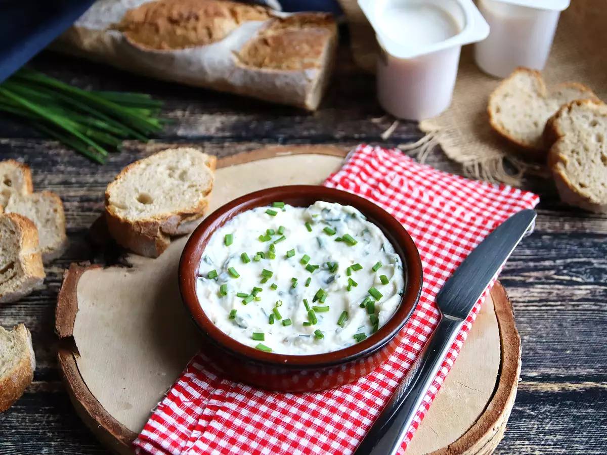 Faux-mage frais fokhagyma és gyógynövények (a vegán szója alapú sajt!) - fotó 4