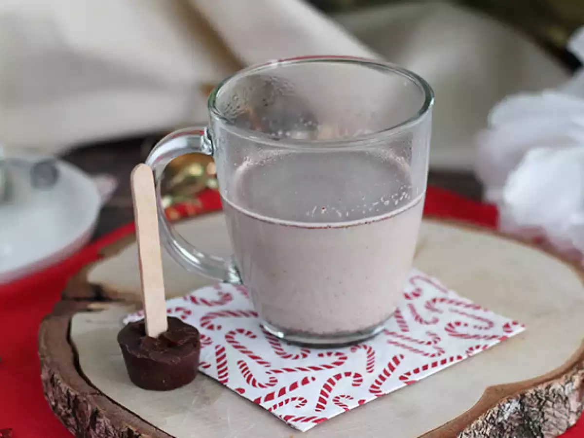 Forró csokoládé nyalókák: étcsokoládé + Carambar - fotó 3