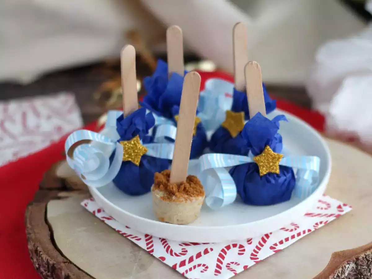 Forró csokoládé nyalókák: fehér csokoládé + speculoos - fotó 3