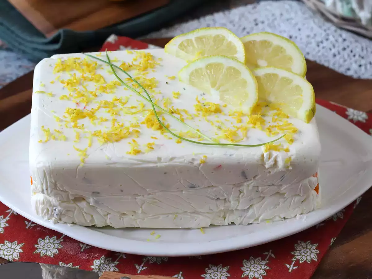 Főzés nélküli surimi-terrine: egyszerű, hideg előétel, tökéletes a nyári időszakra - fotó 4