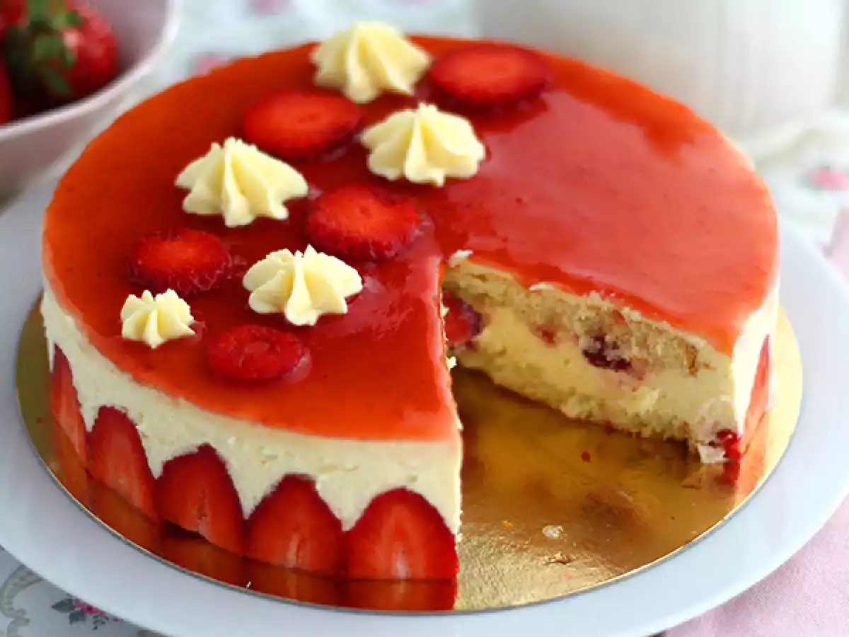 Fraisier (lépésről-lépésre recept) - fotó 3