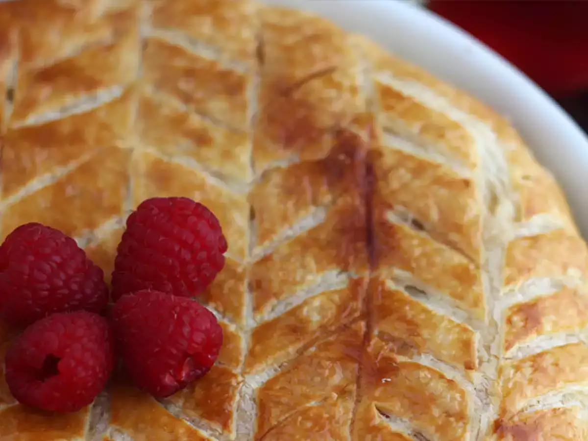 Frangipane málna pisztácia galette des rois - fotó 3