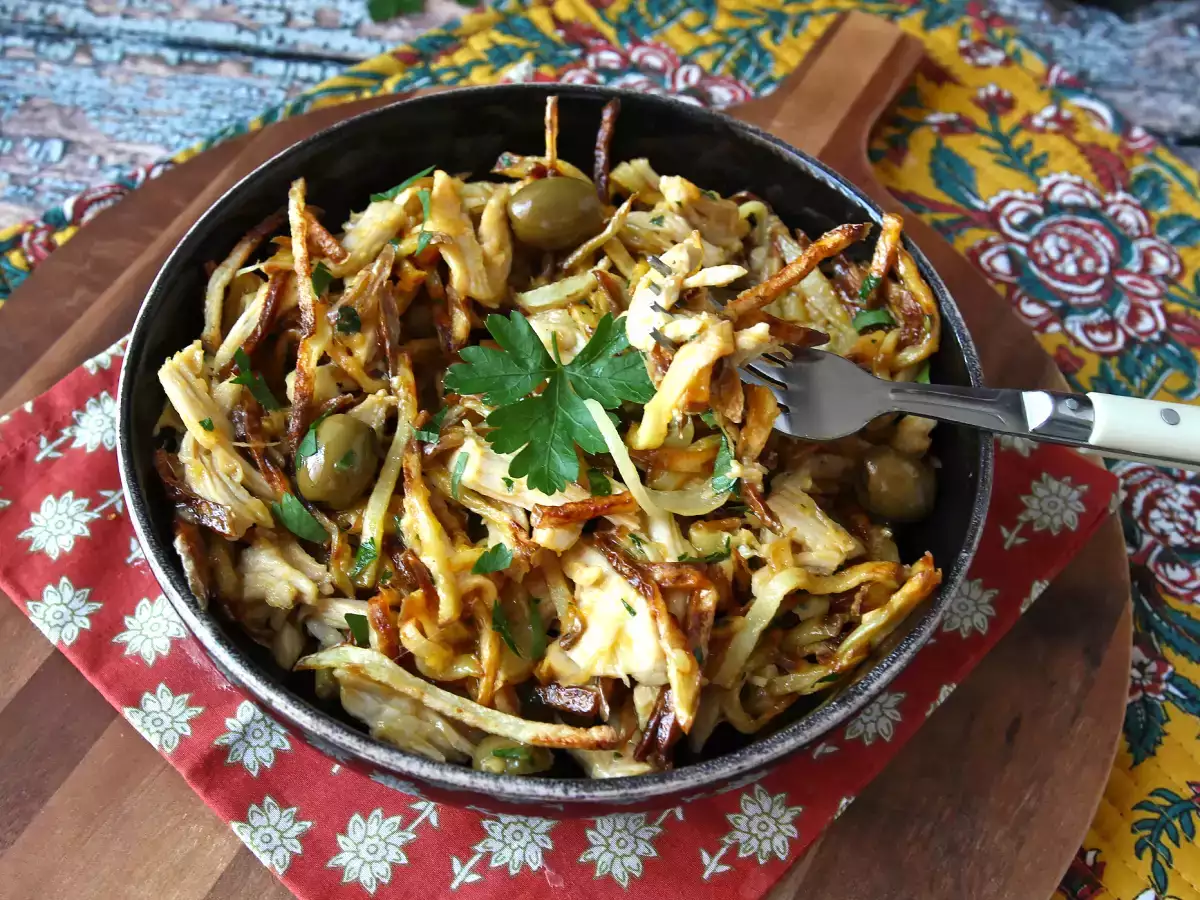 Frango à Brás: a tökéletes portugál étel a maradék csirkehús felhasználásához - fotó 5