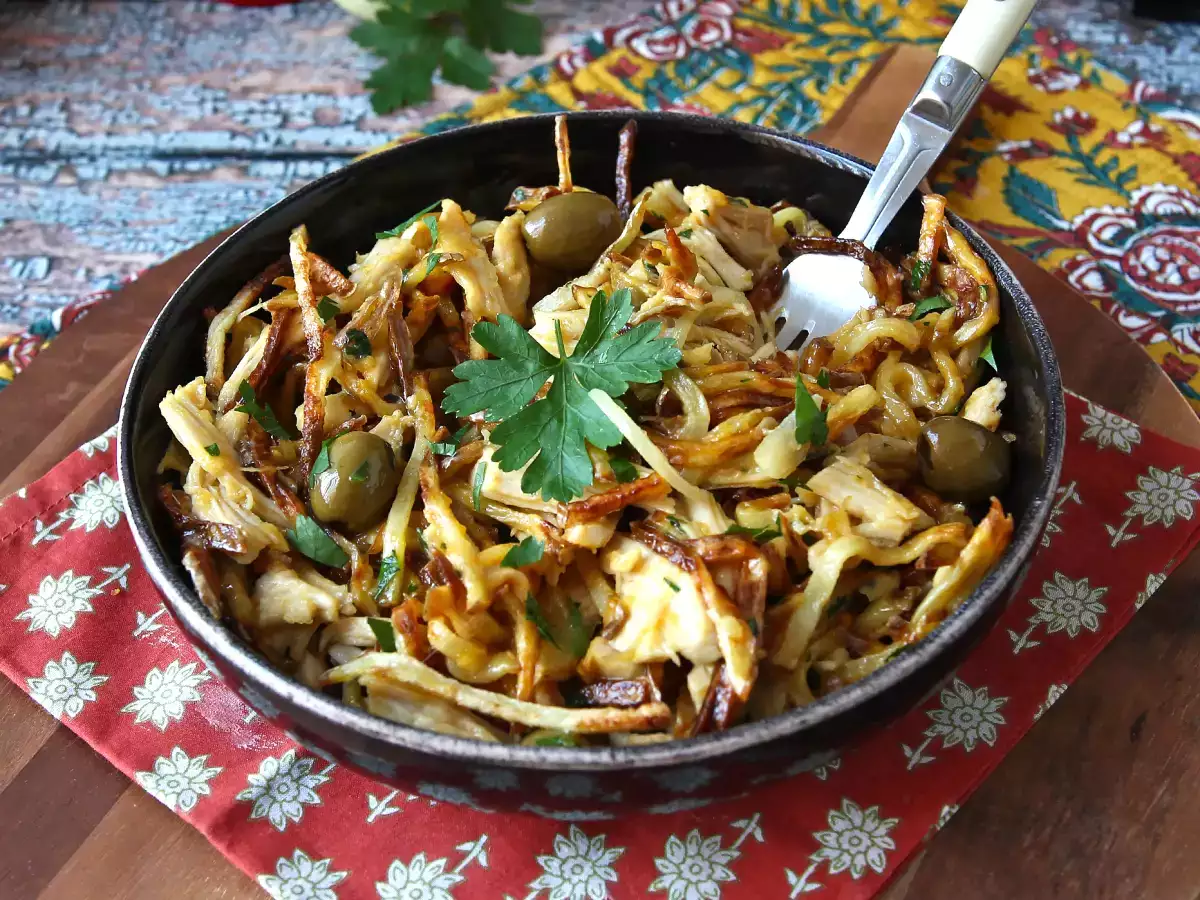 Frango à Brás: a tökéletes portugál étel a maradék csirkehús felhasználásához - fotó 7