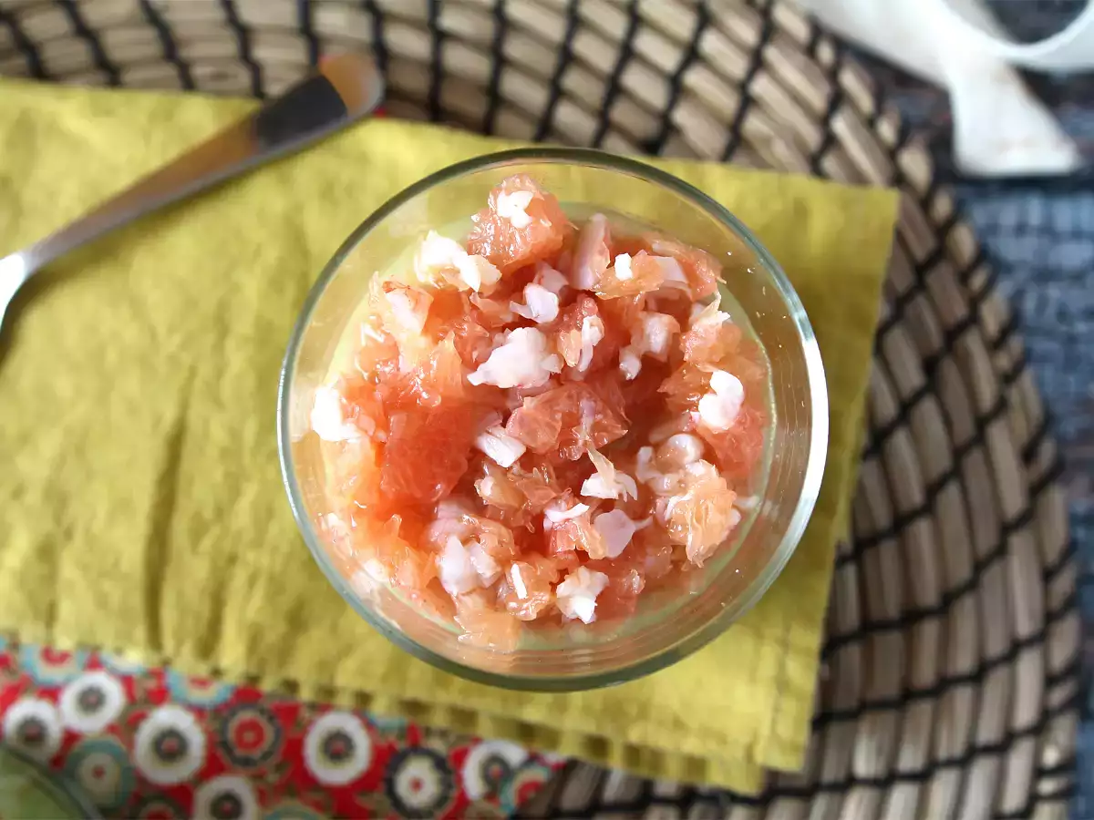 Friss avokádó, garnélarák és grapefruit verrines! - fotó 2