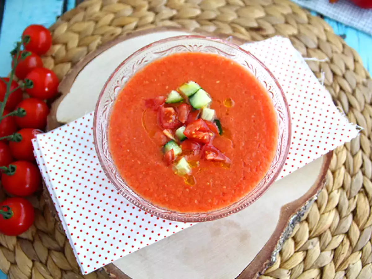 Friss és egyszerű gazpacho - fotó 2