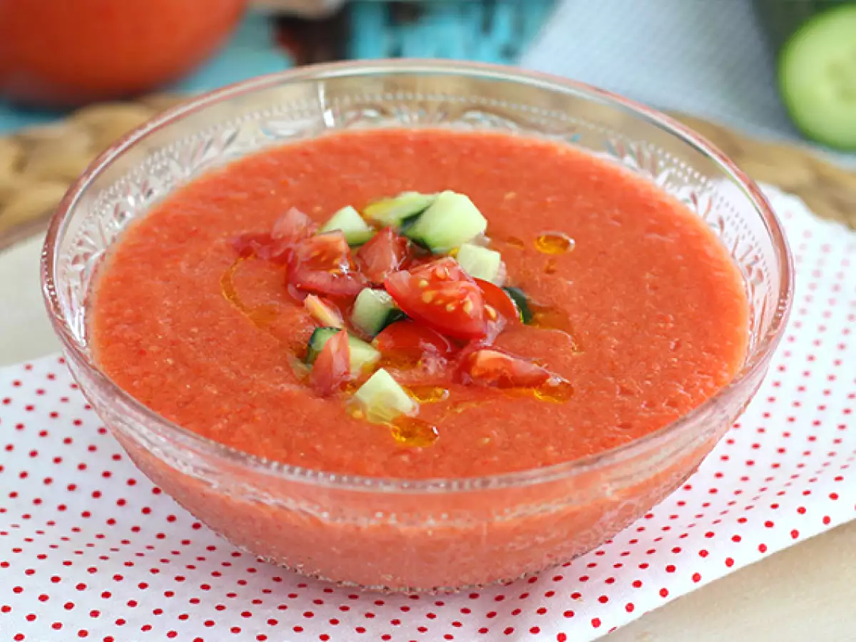 Friss és egyszerű gazpacho - fotó 3