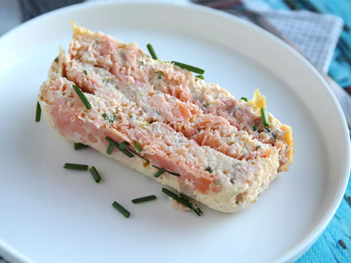 Friss lazac és füstölt lazac terrine - fotó 3