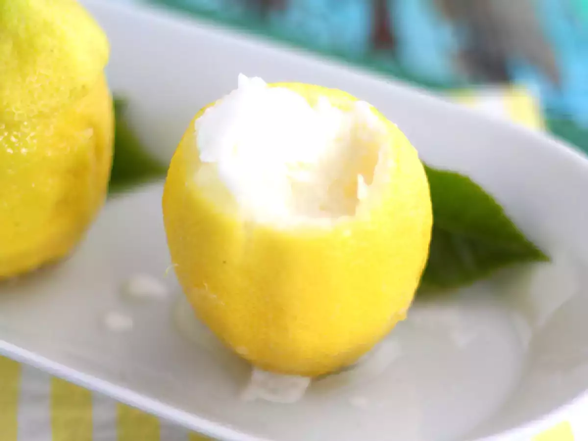 Frosted citrom, egy frissítő sorbet - fotó 3