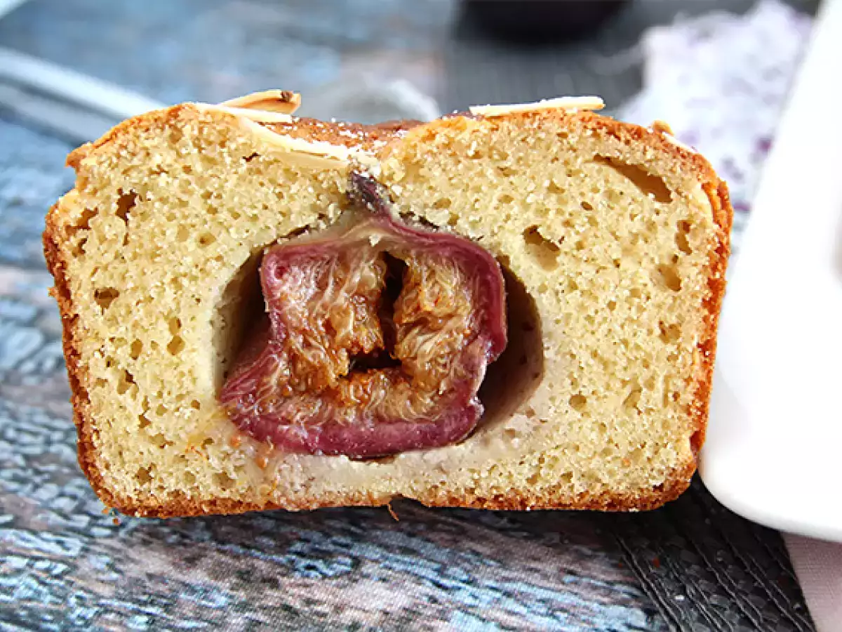 Füge és mandula torta - fotó 2