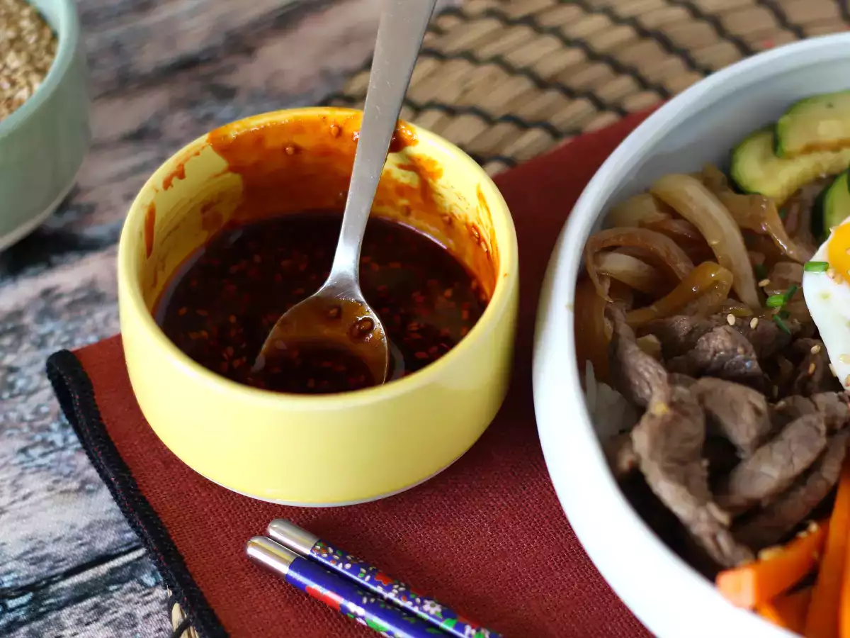 Fűszeres koreai gochujang szósz Bibimbaphoz - fotó 4