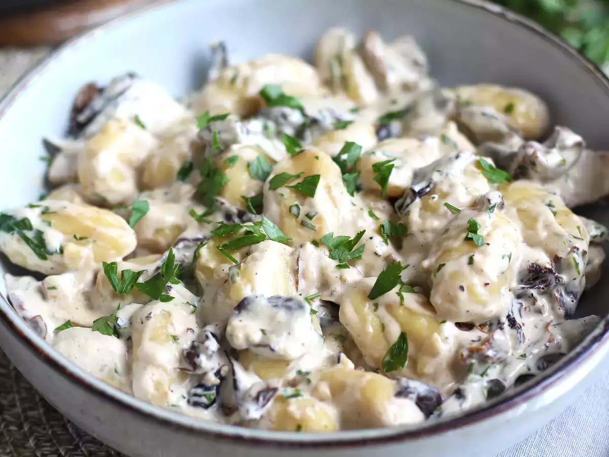 Gnocchi gombával, ízletes és egyszerű első fogás - fotó 2