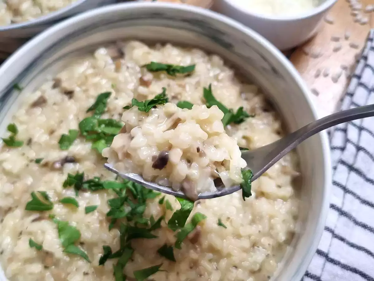 Gombás rizottó Thermomix-szel - fotó 2