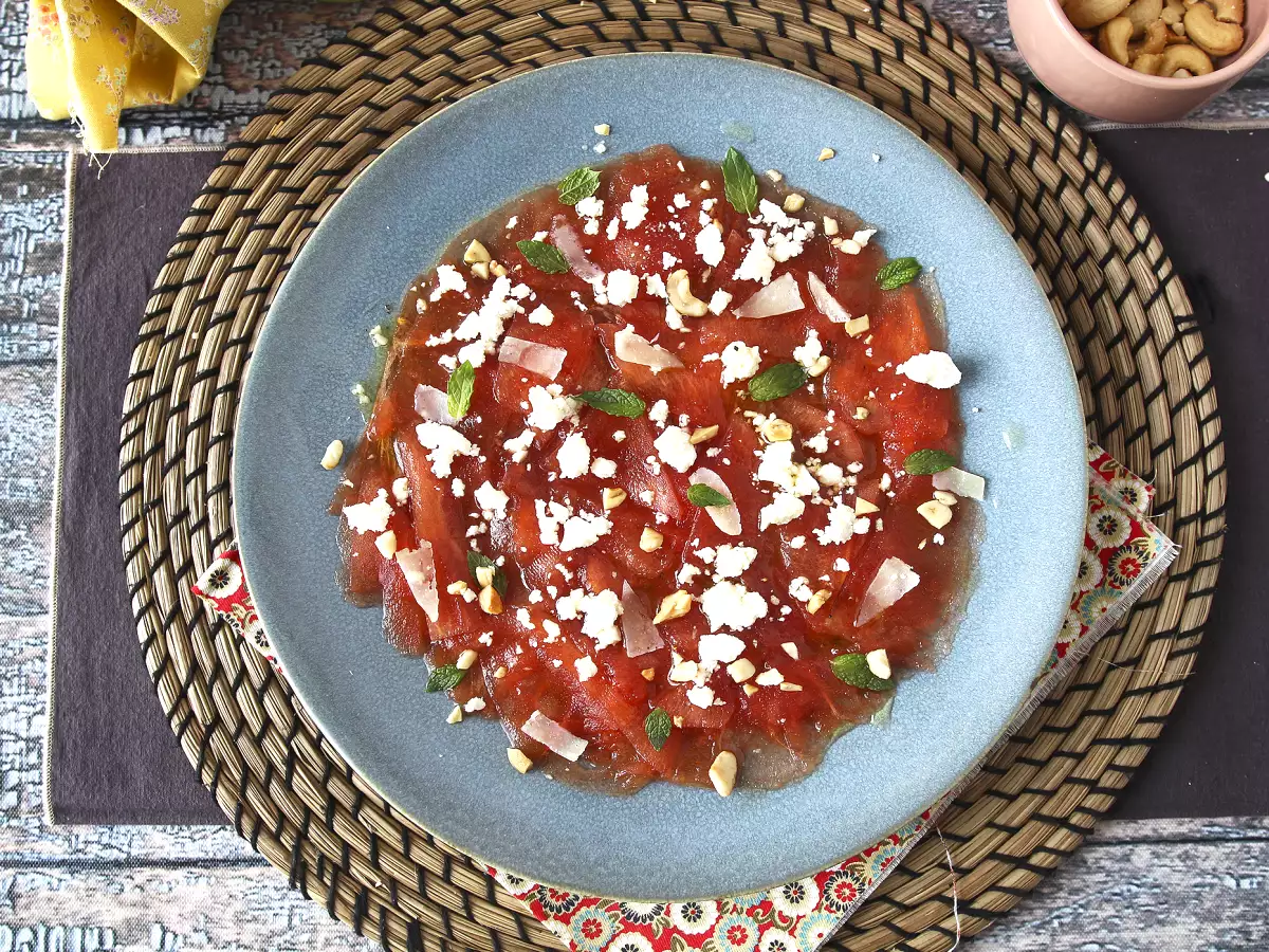 Görögdinnye carpaccio: a frissítő nyári előétel - fotó 2