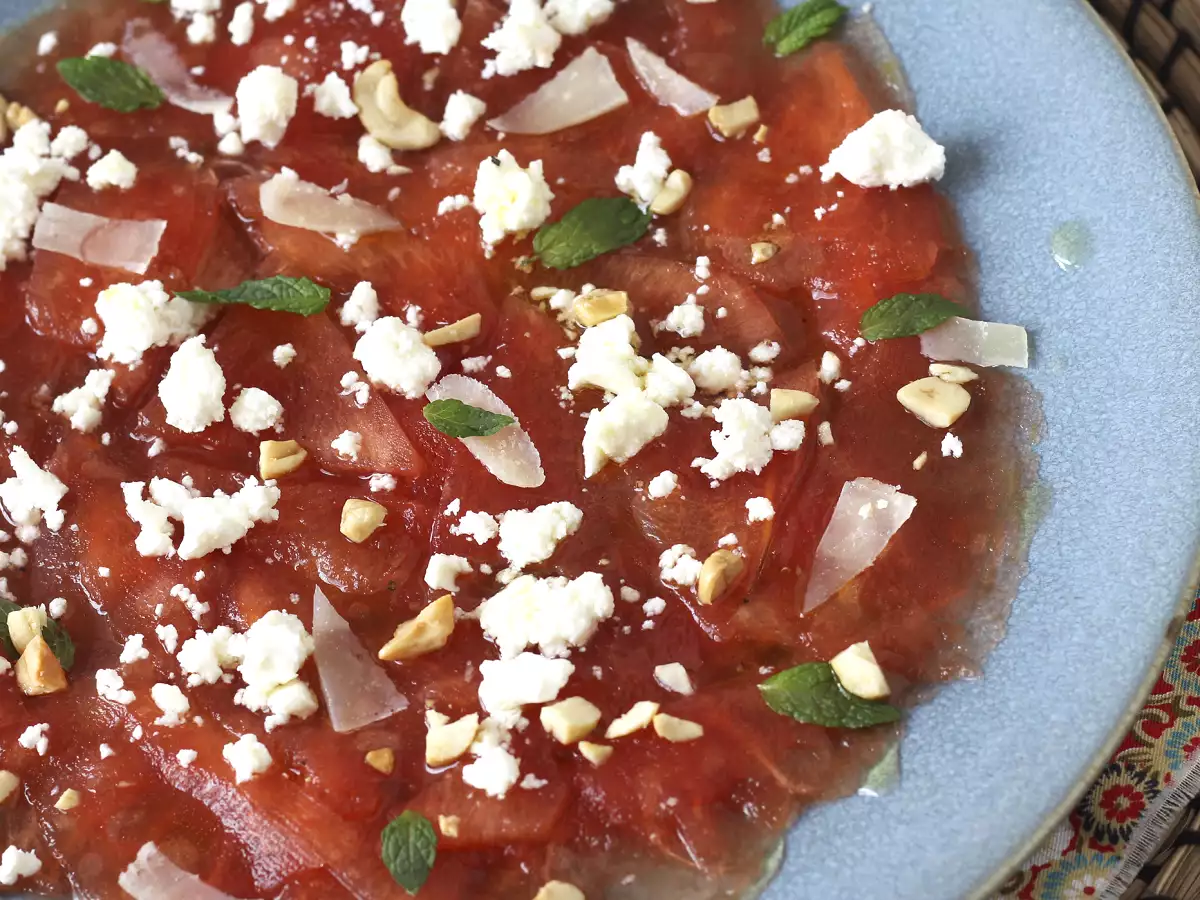 Görögdinnye carpaccio: a frissítő nyári előétel - fotó 3