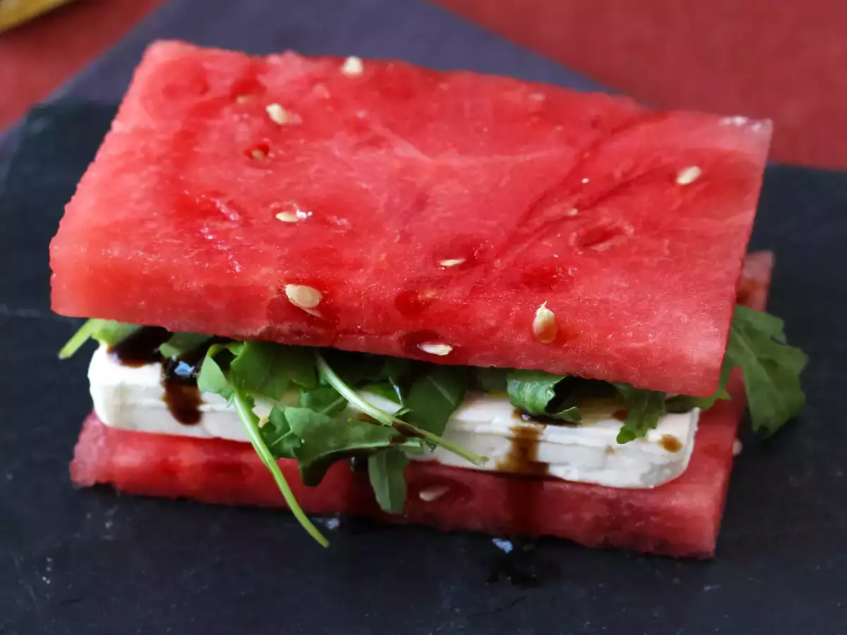 Görögdinnye-feta-rakéta szendvics, a legfrissebb vírusos recept a nyárra! - fotó 3