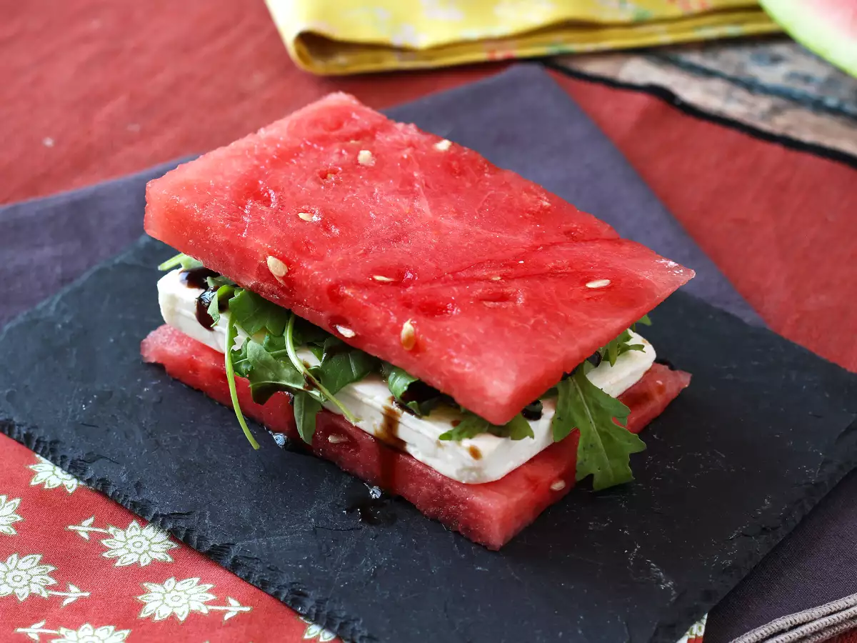 Görögdinnye-feta-rakéta szendvics, a legfrissebb vírusos recept a nyárra! - fotó 5