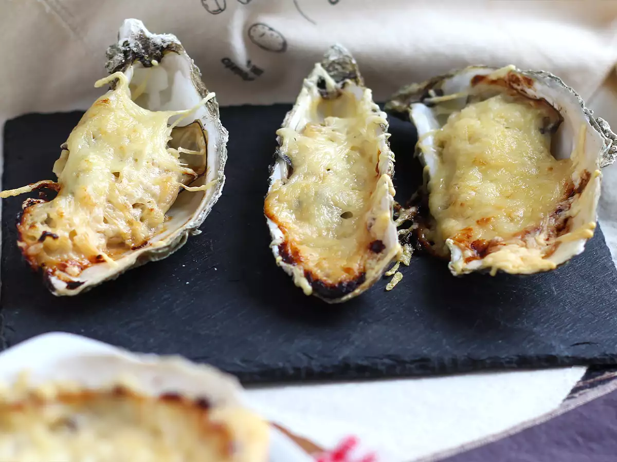 Gourmet osztriga au gratin - fotó 3
