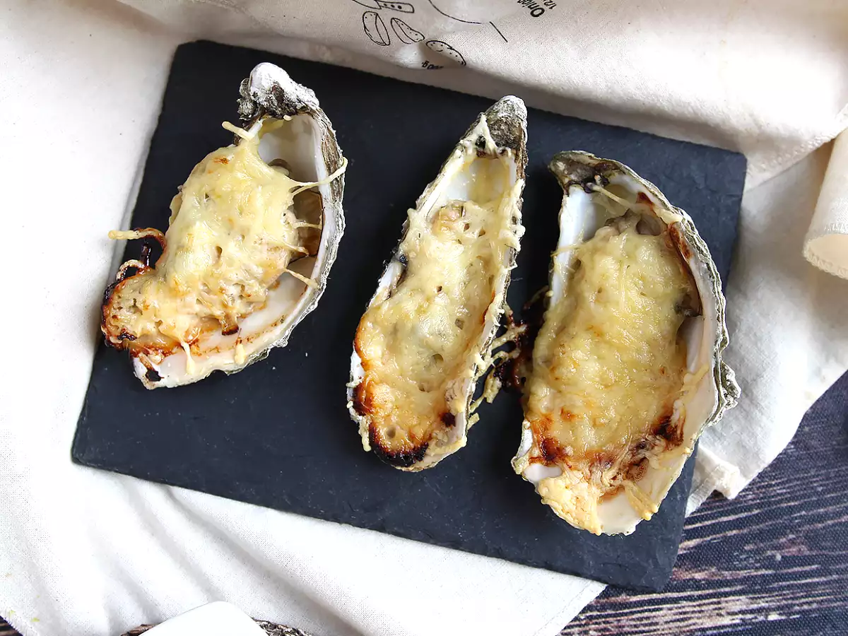 Gourmet osztriga au gratin - fotó 5