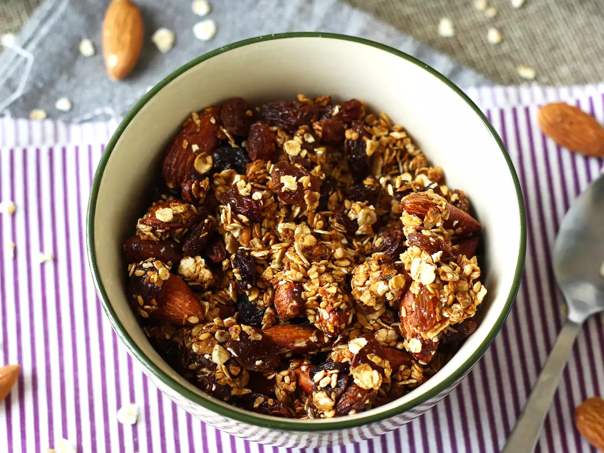 Granola expressz airfryerrel, hogy ropogós legyen a reggeli - fotó 2