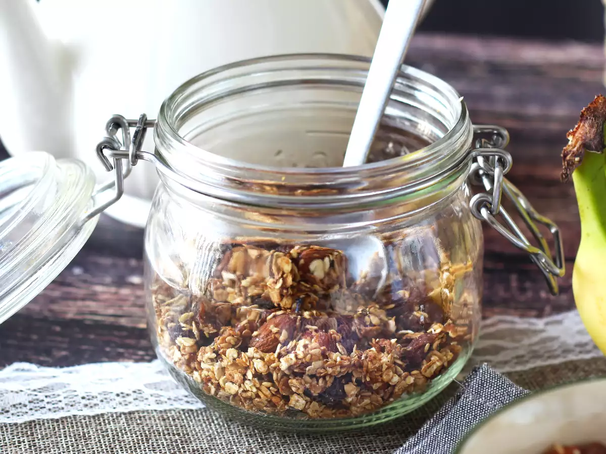 Granola expressz airfryerrel, hogy ropogós legyen a reggeli - fotó 3