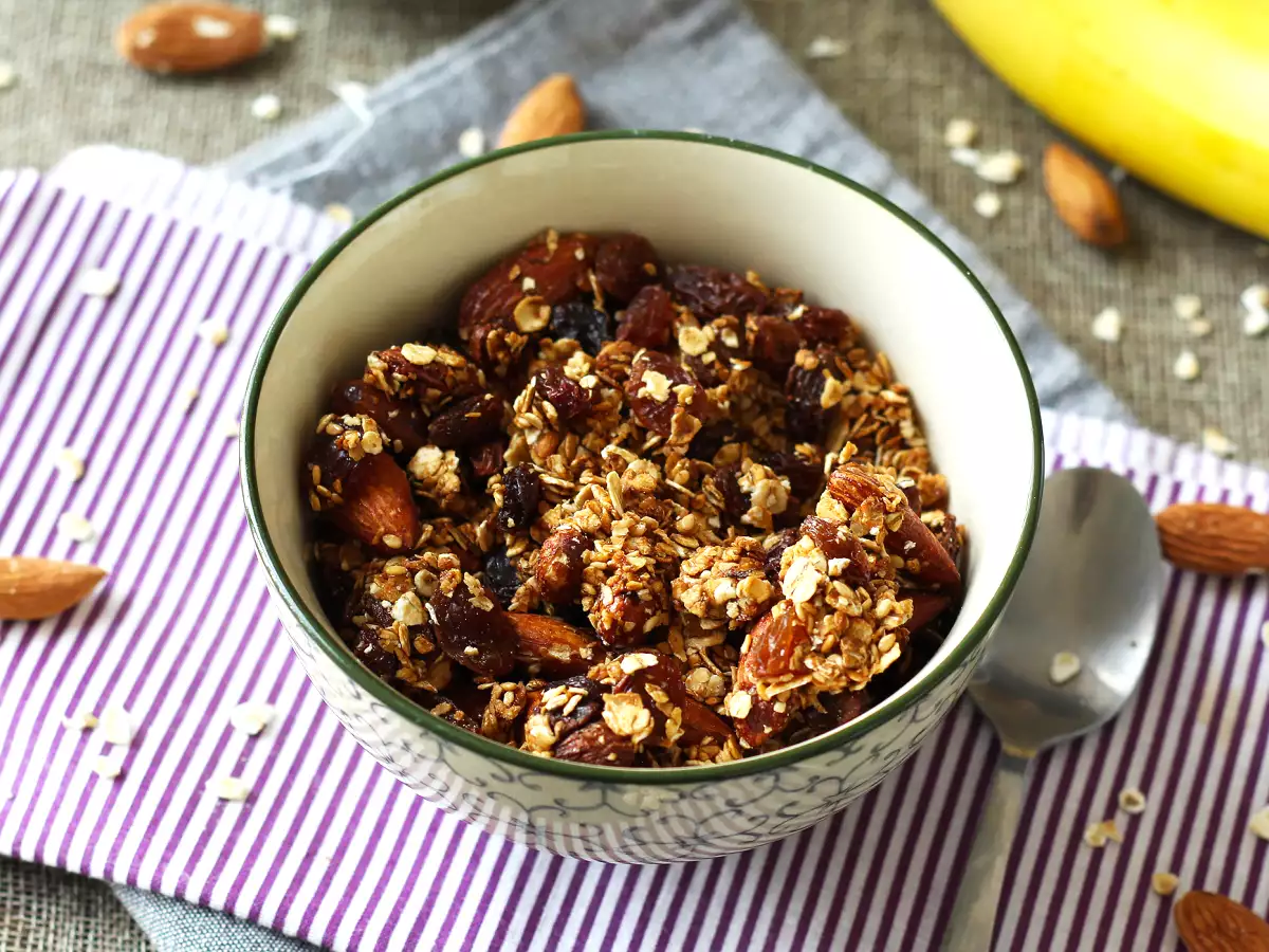 Granola expressz airfryerrel, hogy ropogós legyen a reggeli - fotó 5