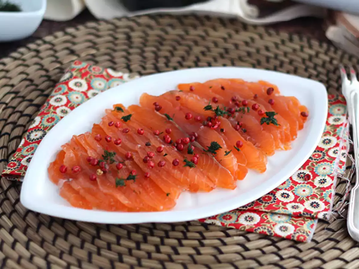 Gravlax, a svéd módra pácolt lazac