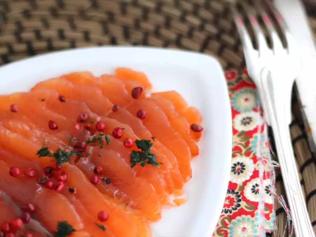 Gravlax, a svéd módra pácolt lazac - fotó 2