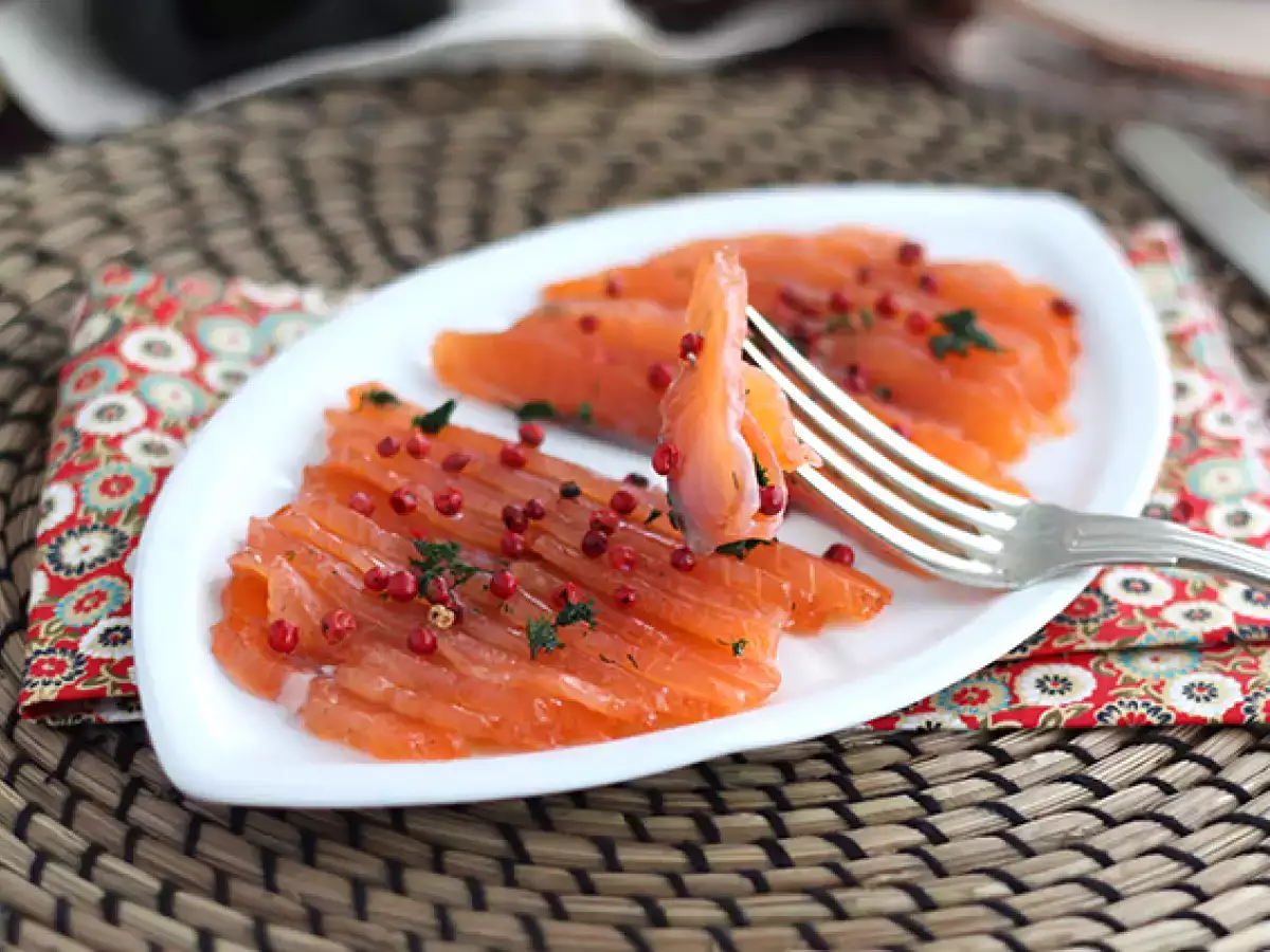 Gravlax, a svéd módra pácolt lazac - fotó 4