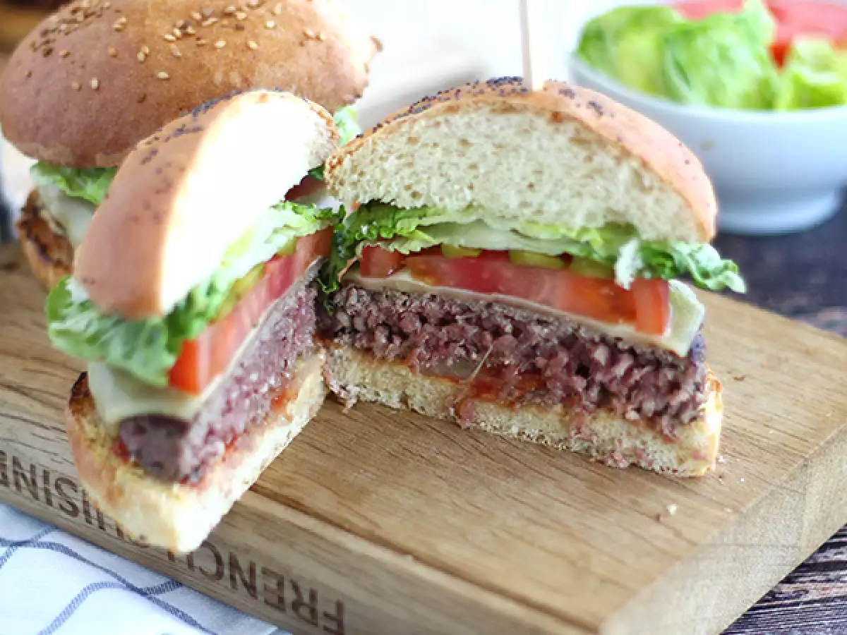 Gyors és egyszerű házi készítésű hamburger - fotó 3