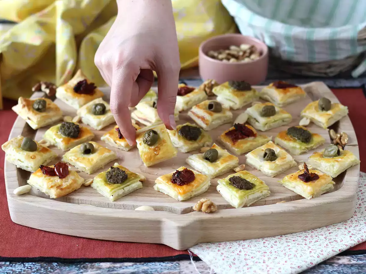Gyors és egyszerű leveles tésztafalatok egy nagyszerű aperitifhez! - fotó 3
