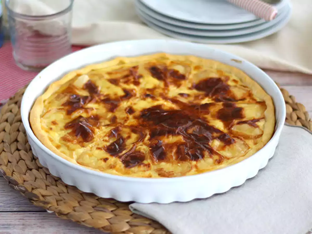 Gyors és egyszerű Maroilles-torta - fotó 3