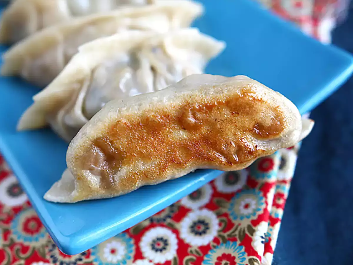 Gyozas csirkével, sárgarépával és gombával - fotó 8
