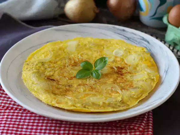 Recept Hagymás omlett, az ízletes és könnyen elkészíthető recept