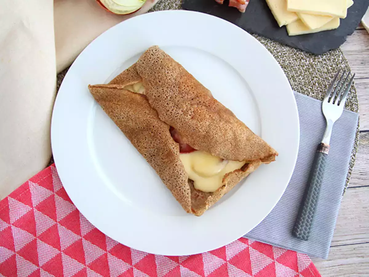 Hajdina galette raclette sajttal - fotó 4