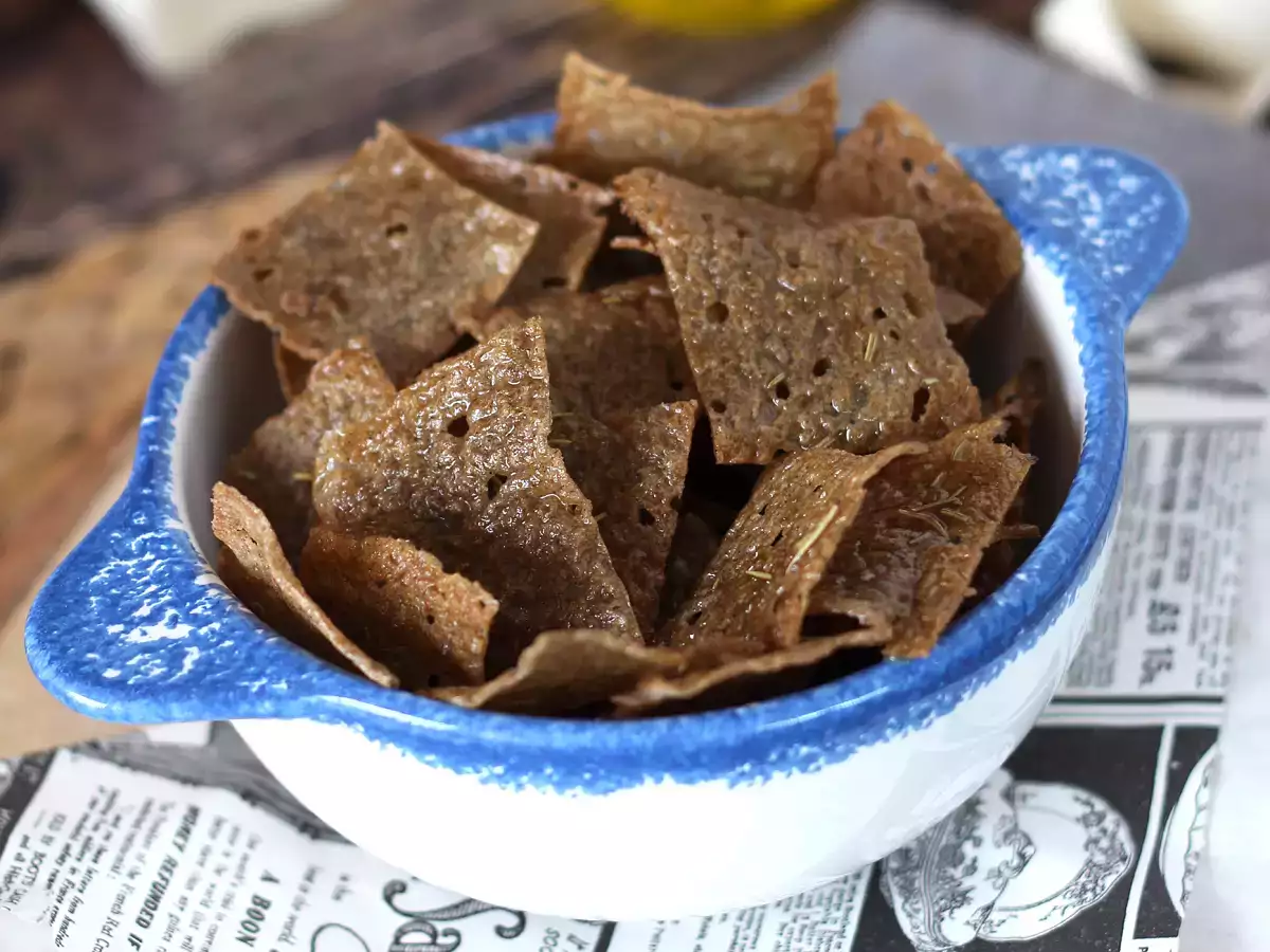 Hajdina palacsinta chips: tökéletes aperitifként!